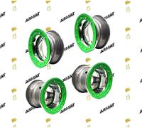 KFX 400 450R Ruote Anteriori Posteriori Beadlock 10x5 E 9x8 Alba Racing PG 41