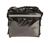 KFXYSM Borsa Termica Pizza Blocco A Spalla Antifurto 40 Litri Impermeabile Takeout Cabina Armadio Isolante Di Consegna Frigorifera(Black)