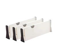 KFXYSM Divisori per Cassetti, Separatori per Cassetti 2 divisori for cassetti, Organizer Regolabile, Retrattile, for la casa, da Cucina(Large-3pcs)