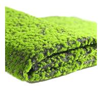 KFXYSM Erba Sintetica per Esterno,Prato Finto 1 PCS Artificiale Prato MOSSS Mat Simulazione Pianta Sfondo Indoor Parete Bryofita Verde(Colorful Bottom)