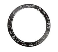 KFXYSM Lunetta di Ricambio,Lunetta dell'Orologio 38.5mm Orologio in Ceramica ghiera Orologio Viso Diametro Interno 30,5 mm Spessore 3mm Adatto per Uomo Orologio Accessori Sostituzione(Black White)