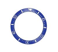 KFXYSM Lunetta di Ricambio,Lunetta dell'Orologio 38mm Nero Blu Blu Blu Green GARAMICA Gestore Anello Inserto AntiGraffio Anello per Orologio per Orologio da Orologio da 40 mm(Blue)