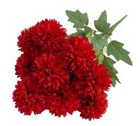 KFXYSM Ortensie Finte Realistiche Fiori Finti 4 pezzi da 42 cm di ortensia artificiale, camelia, pianta verde, bouquet sposa, centrotavola fai te for matrimonio(3)