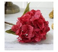 KFXYSM Ortensie Finte Realistiche Fiori Finti Mazzo di 10 fiori artificiali ortensia in seta, vaso autunnale for decorazioni for la casa, bouquet da sposa for San Valentino, decorazione parete(5)