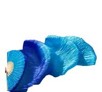 KFXYSM Ventaglio di Danza Ventilatore,Velo Ballo Fan Ventaglio di Danza del Ventre da Donna Veli sfumati Colore Ballerino Pratica Seta Imitazione 1 Paio/Pezzo Lungo 120/150 180 cm(7,1 pair-120x90cm)