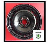 KFZ/7760 1 CERCHIO IN FERRO 6X15" ET38 5X100 57,1 PER SKODA FABIA 6J 03/2000