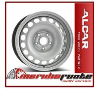 KFZ 8049 KIT 4 CERCHI IN FERRO DA 16" ET36,5 PER FIAT DOBLO' (263) GRIGIO