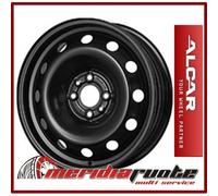 KFZ 8185 1 CERCHIO IN FERRO DA 15 6J ET40 BLACK X LANCIA YPSILON 843 2003-2011