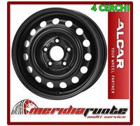 KFZ 8887 KIT 4 CERCHI IN FERRO FIAT 500X 334 2015 DA 16" 6,5J 5X110 ET40 65,1