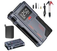 KFZ Jump Starter - Mobiler Auto Booster Akku Mit Digital Display, Leistungsstarke Energie Quelle, Sichere Schnellstart Technik | Praktische Starthilfe Lösung Für Autos Fahrzeuge Reisen Werkstatt Einsa