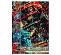 KFZ-Mechatroniker - Mein Traumberuf (Wandkalender 2026 DIN A2 hoch), CALVENDO Monatskalender: Vom Motor bis zur Elektronik - Ihr ultimativer Begleiter für alle, die Autos lieben und reparieren!