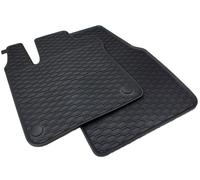 kfz-premiumteile24 Tappetini in gomma di alta qualità, compatibili con Smart Fortwo Forfour (453) Twingo dal 2014, tappetini anteriori in gomma per tutte le stagioni