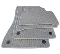 kfz-premiumteile24 Tappetini in velluto compatibili con W211 S211 modello T anno di costruzione 03/2002-10/2009 Tappetini per auto strappi tappetini in tessuto di alta qualità grigio argento