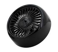 KFZQLRYMX Car Electric Fan Ventola di ventilazione per auto, con testa di raffreddamento USB, 3 velocità, 7 pale, 24 V, per auto, SUV e veicoli Cool Down