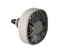 KFZQLRYMX Ventilatore elettrico per auto 2025, con luci colorate, ricarica USB portatile, adatto per ventola d'aria/casa/ufficio, velocità del vento regolabile R1R3, riduce la temperatura (B)