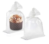 KG 10 (500 PZ CIRCA) BUSTE 40 X 60 PLT TRASPARENTI IDEALI PER LA CONSERVAZIONE DI PANETTONI, COLOMBE, DOLCI,PANDORO PER ALIMENTI SIA CALDI CHE FREDDI