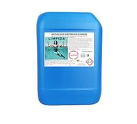 kg 25 Limpida Antialghe Piscina Sistemico Microincapsulato Non Schiumogeno e Termoresistente Azzurrante, Schiarente, Fungicida Adatto per Tutti i Filtri Piscina e Vasche Idromassaggio