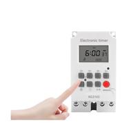 KG316S 7 Days Weekly Digital Electronic Lighting Timer Programmable TIME SWITCH Relay Interval 1 Second High Load 25A AC 220V AUOQKQUT
