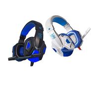 KG7HQRP 2X 3.5Mm Gaming Cuffie Stereo Over-Ear Headset Bass Heavy Bass Auricolare Mic