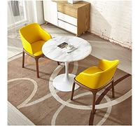 KG7HQRP bar, ufficio, pasticceria, hotel, sala riunioni, camera da letto, 1 tavolo e 2 sedie, diverse dimensioni (colore: viola, dimensioni: 80 cm, giallo, 90 cm)