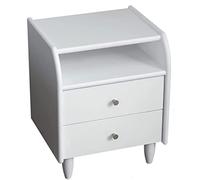KG7HQRP Comodino con 2 cassetti - Comodino in legno massello comodino cassettiera per casa camera da letto accessori ufficio maniglia in rame puro (colore: D) (D)