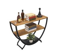KG7HQRP Governo nordico 35.4×10.2×27.5 di console di legno solido nordico della parete dell'arco del ferro battuto del salone