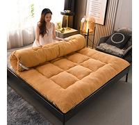 KG7HQRP Materasso futon spesso, materasso tatami pieghevole, morbido per l'inverno, arrotolabile, per dormitorio studentesco (king size, A) (king size)