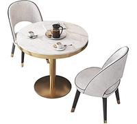KG7HQRP Moderno tavolo da pranzo rotondo, tavolo negoziale, riunioni, reception, caffetteria, hotel, ristorante, terrazza, soggiorno camera da letto (1+2 80 cm)