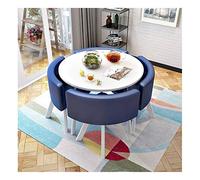 KG7HQRP Negotiate tavolo e sedia combinazione soggiorno tavolo da pranzo rotondo e sedie un tavolo e due sedie balcone ufficio salotto (colore: verde) (blu navy)