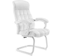 KG7HQRP Ristrutturazione casa sedia da ufficio sedia da gioco articolata ergonomica in pelle sedia da ufficio casa vegana imbottita Executive conferenza elegante (colore: nero)