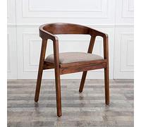 KG7HQRP Ristrutturazione Casa Soggiorno Legno Massello Moderno Minimalista Studio Latte Tè Negozio Panno Art Leisure Sedia