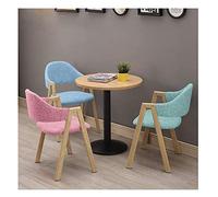 KG7HQRP Set tavolo e sedia 3 personalità semplice 60 cm soggiorno cucina decorazione creativa casa caffetteria ufficio sala riunioni (colore: grigio) (colore combinato)