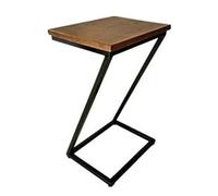KG7HQRP Tavolino da salotto in legno massello, tavolino da caffè in metallo, tavolino da salotto - 40 cm x 32 cm x 65/70 cm (dimensioni: 40 x 32 x 70 cm) (colore unico 40 x 32 x 65 cm)