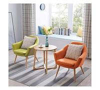 KG7HQRP Tavolo da pranzo e sedia combinazione tavolo da balcone e sedia set di 3 moderni tavolo per il tempo libero all'aperto casa soggiorno divano (colore: blu + giallo) (verde + arancione)