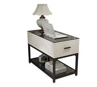 KG7HQRP Tavolo nidificante nordico, tavolino da salotto, comodino per camera da letto, set da due pezzi - Dimensioni opzionali (dimensioni: 70 cm x 40 cm x 55 cm) (monocolore 70 cm x 30 cm x 55 cm)