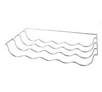KGA SUPPLIES Scaffale cromato per bottiglie di vino, compatibile con frigorifero e congelatore Samsung