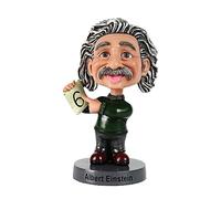 KGADRX Einstein bambola bobblehead decorazione della casa statua in resina bambola bobblehead scultura decorazione della scrivania di casa Creative Wedding Home Desktop Decoration