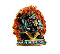KGADRX Vajrapani Bodhisattva Statue di Buddha Buddismo tantrico Piccole statue dipinte a mano del dio della montagna Statuetta di Buddha