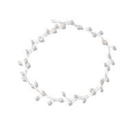 KGCGJVB Cerchietto per capelli con perle, per acconciature da sposa, delicato diadema, accessori per capelli per spose, eleganti fasce per capelli per sposa, look da sposa, occasioni speciali