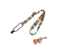 KGDUYC 1 Pezzi Tracolla per chitarra, Tracolla etnica regolabile per chitarra,per chitarra elettrica Acoustic Folk Classic, Comoda,Resistente,Miglior Regalo per Bambini, Uomini e Donne Chitarristi