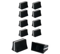 KGDUYC 10 PCS Fader Caps, Tappi Fader Mixer Slider Fader Manopole per Pioneer DJM350, 400, 500, 700, 750, 800, 850, 900NEXUS, 900SRT, 900NXS2, 2000, 2000nexus Facile da Installare, Nero