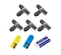 KGDUYC 100pcs mine da compasso 2B da 2 mm, mina da compasso con gomma e temperamatite per temperamatite da compasso matematico per la creazione del legno