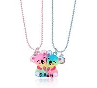 KGDUYC 2 pezzi Bff Collana dell Amicizia per 2 Bimba Ragazza, Catena Collana Donna Argento, Colorato Collana Con Ciondolo Koala per Regalo Donna Laurea Compleanno Regali Amica