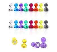 KGDUYC 20pcs magneti, mini magneti per lavagna magnetica, 11 x 17mm piccolo frigorifero, lavagna multifunzione, bacheca, magnete del frigorifero, scuola, ufficio, casa