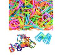 KGDUYC 210 pcs set di mattoncini da costruzione,Bacchetta Intelligente Bambini Giocattoli Educativi 3D Puzzle Per I, set di steli educativi per adolescenti, giocattolo educativo