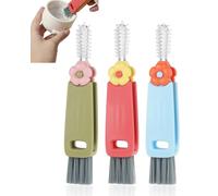 KGDUYC 3 pcs Scovolino Bottiglie, Cleaning Brush, pulisci borraccia,Spazzola di Bottiglia, Bottiglia Spazzola Manico Lungo per Il Lavaggio di Birra, tè, Calderone, Caraffa Stretta Collana Bottiglie