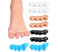 KGDUYC 4 paia Separatore Dita Piede, Distanziatore Dita Piedi, Toe Separator, Distanziatore per le dita, per il sollievo dal dolore dell’alluce valgo, adatto per uomini e donne Blue