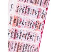 KGDUYC 5 fogli Bible Tabs, Bible Tabs per donne, Bible Book Tabs Index Tabs Accessori per lo studio della Bibbia Adesivi per la Bibbia Forniture per il diario, Bible Tabs Accessori (rosa)