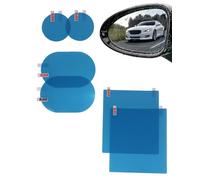 KGDUYC 6 pezzi di pellicola antipioggia per specchietti retrovisori, pellicola impermeabile per specchietti e finestrini laterali dell'auto con kit di attrezzi