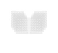 KGDUYC 8 pezzi quadri punti colla gel - trasparente, colla stick da appendere alla parete, punti colla, mastice adesivo, rimovibile, punti colla gel, per il montaggio a parete, 13 x 8 cm